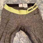 Nike Pro seamless legging stretch dri fit grey gym Photo 3