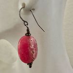 Sterling silver rhodochrosite drop earrings Photo 5