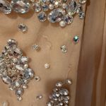 Jovani 4247 Crystal Jewel Diamond Rhinestone Pearl Pagent Homecoming Long Dress Photo 7