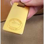 Dooney & Bourke Vintage  Weekender Bag Leather Canvas Tan Preppy Made In USA NEW Photo 13