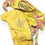 frankie's bikinis NEW  Makie Terry One Piece Swim, Peace Terry, XS Photo 11