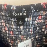 Torrid  2 Floral Smocked Crop Cami Tank‎ Top Plus Size 2x 18 20 NWT Photo 7