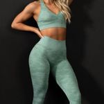 Gymshark seamless sage green set Photo 0