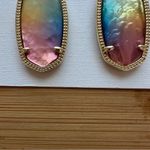 Kendra Scott  Gold 732 Elle Drop Earrings Yellow Watercolor Illusion NWT Photo 1