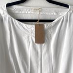 NWT Cotton Peasant Blouse Womens S Oversize Flare Sleeve Top Lagenlook Boho White Photo 2