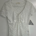 Wild Love white lace blouse. Size L. New with tag. Size L Photo 0