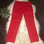 Jones New York sports red crop denim sz 8 Photo 4