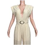 SABINA MUSÁYEV Galliano Jumpsuit, Ivory, Medium Photo 6