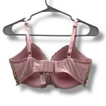Victoria's Secret Victoria’s Secret Dream Angels Pink Green Floral Bra Size 36DDD (F) Embroidered Photo 1
