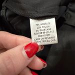 Alice + Olivia  Black Satin Flare Leg Pants Photo 3