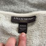 A pea in the pod Maternity Gray Cardigan with Lace Detail Size Medium Photo 8