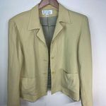 Style Moda Italiana Vintage Lined Jacket Green Size 10 Photo 0