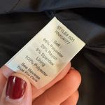 CAbi  Black Pinstripe Ruched Button Down Blazer 6 Work Business Photo 5