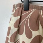 Boden Brown and Cream Colored Skirt Size 8 Long Photo 4