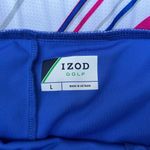 IZOD Golf Elastic Waist Pull On Polyester Activewear Skort Size Large Blue Photo 4