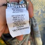 Blue Leopard Womens plus size 1X colorful snake print long sleeve romper Multiple Photo 7