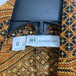 RF Textiles Gold Brown Kimono Blazer Open Cardigan Women's Size 0 Tribal Photo 7