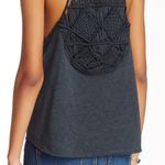 Ban Jara BNWT  macrame yoke knit tank Photo 2