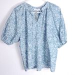 House of Harlow 1960 top maritime seafoam print Size L NWT Photo 5