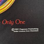 Fruit of the Loom Rare Vintage 90s Cthulhu Octopus Alien Monster Villain Black Graphic T-shirt Photo 5