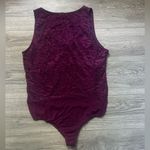 Torrid Wine Lace Lace-up Sleeveless Bodysuit Size L Fall Halloween Party Holiday Photo 1