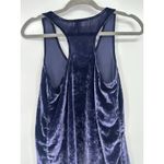 Anthropologie Suri Velvet Swing Racerback Tank Top Purple Size XS Party Flirty Photo 4