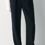 Aritzia  Wilfred The Effortless High-Waisted Wide Leg Trouser Pant Women's Size 6 Photo 0