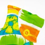 Jams World Vintage Hattie Drop Waist Ruffle Hawaiian Aloha Dress Floral Icon Photo 4