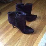Marc Fisher  Chocolate Brown sz 7 zippered booties Photo 4
