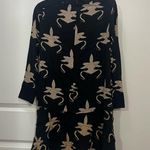 Tibi Black Yoked Drop Waist Ghost Orchid Dress Size 6 US $745 Photo 3