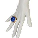 Trina Turk 💕💕 Domed Stone Bezel Set Crystal Ring Photo 4