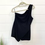 superdown Alexa One Shoulder Romper Black Large Photo 4