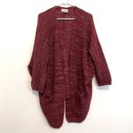 Universal Threads UNIVERSAL THREAD Cocoon Cardigan Berry Raspberry Red / Pink 3/4 Sleeve Sweater M Photo 1