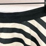 Ralph Lauren  Cotton Silk Blend Black Ivory Stripe Midi Skirt Size 6 Vintage Old Photo 3
