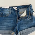 BP Mid Rise Roll Cuff Denim Shorts Authentic Blue Wash Size 26 Photo 2