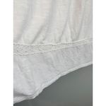 Knox Rose  Womens Top L White Embroidered Floral V Neck Tunic Top Boho Summer Photo 4