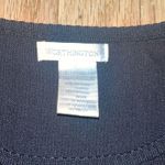 Worthington  | Black Rayon/Nylon Comfy Tie-Front Top | Size XL Photo 1