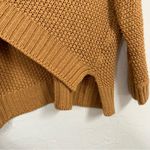 Polagram  Tan Chunky Knit Boxy Fit Sweater Womens S Fall Casual Oversized Classic Photo 1