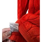 Lacoste  Women's Vibrant orange V-Neck Sweater Photo 3