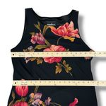 Vintage 90s Positive Attitude Floral Maxi Slip Dress Black Medium Glam Grunge Size 12 Photo 9