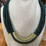 Multi Strand Seed Bead and Metal Necklace Photo 1
