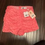 Tiger Mist  pink ruched high waisted shorts super cute small brand new with tags Photo 1