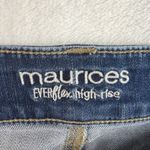 Maurice's Plus 18W Everflex High Rise Bermuda Shorts Distressed Stretch Denim Photo 5
