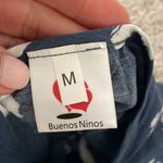 Buenos Ninos Blue & White Tie Dye Boho Wide Leg Jumpsuit Size M Photo 6