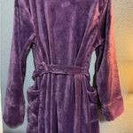 Soma  Purple Robe Blackberry Luxurious Purple Plush Robe with Cozy Feel Photo 3
