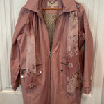 MICHAEL Michael Kors Pink Hooded Jacket With Scarf Size Large‎ Photo 0