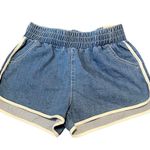 Cello Chambray The High Rise Vintage Track Shorts Photo 0