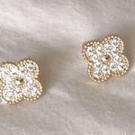 clover earrings Gold Photo 1