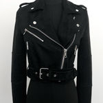 Pull&Bear Biker Jacket in Size XS Black Photo 0