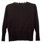 Woman’s just sweater with genuine peacock feathers 🪶 decoration Photo 1